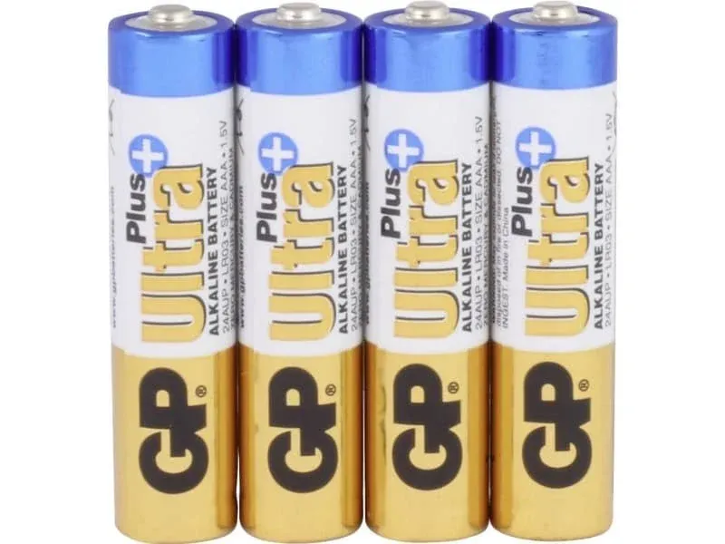 GP Ultra Plus Alkaline AAA-batteri 10-pakk